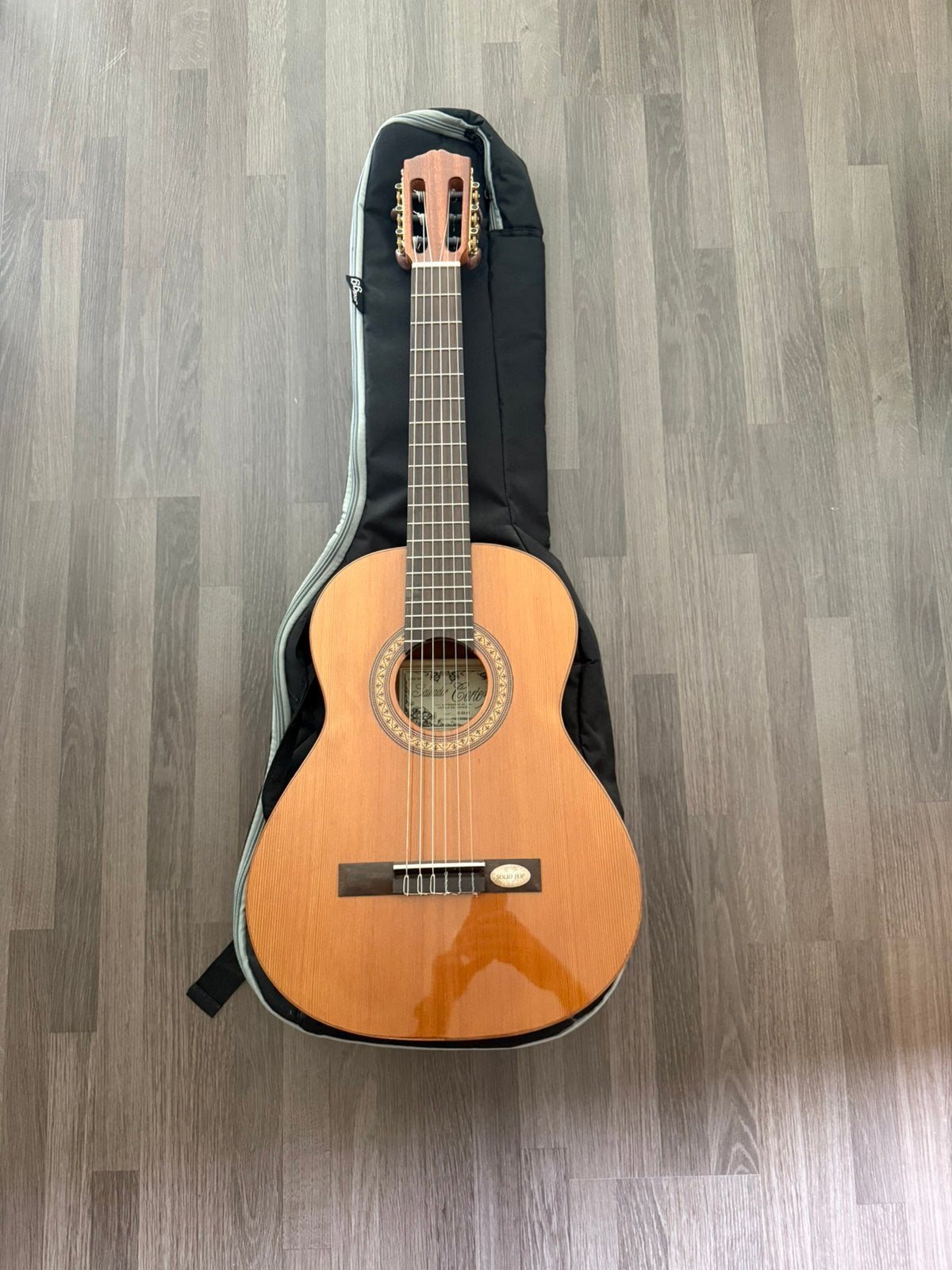 Salvador Cortez 3/4 gitaar, Muziek en Instrumenten, Snaarinstrumenten | Gitaren | Akoestisch, Ophalen, Zo goed als nieuw