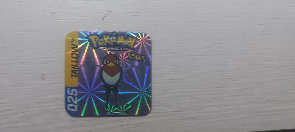 magneet speelgoed pokemon panini staks holo Tailow 2003, Ophalen of Verzenden, Nieuw
