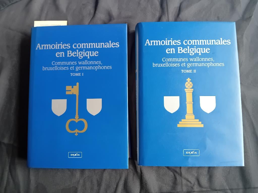 Armoiries communales en Belgique (2 tomes), Enlèvement ou Envoi, Comme neuf, COLLECTIF, 20e siècle ou après