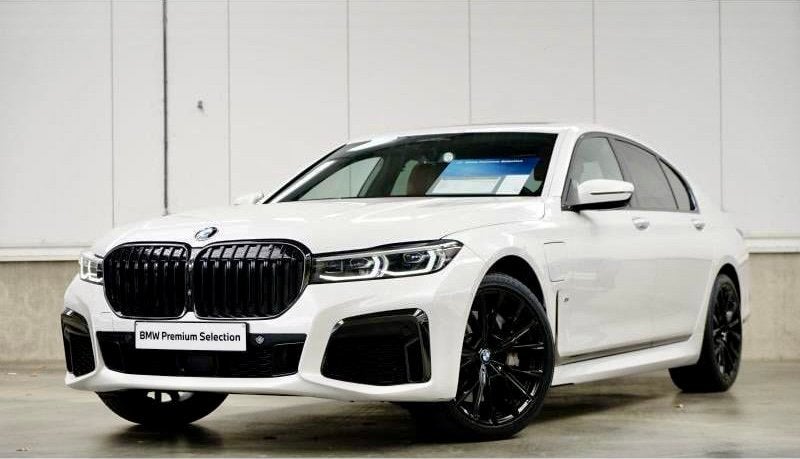 BMW 745e - M sportpakket /Hybride-Benzine (showroom staat), Autos, Achat, Euro 6, Alcantara, 2100 kg