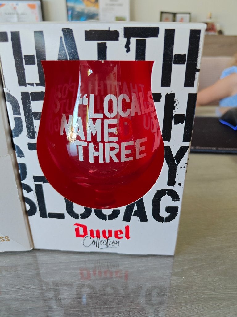 Duvel Michel Moortgat 4 x, Verzamelen, Biermerken, Ophalen, Nieuw, Glas of Glazen, Duvel