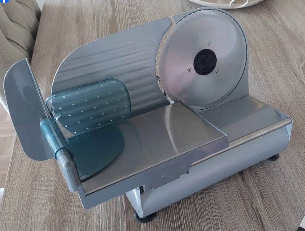 Domo snijmachine, Maison & Meubles, Autres marques, Trancheuse, Comme neuf, Gris