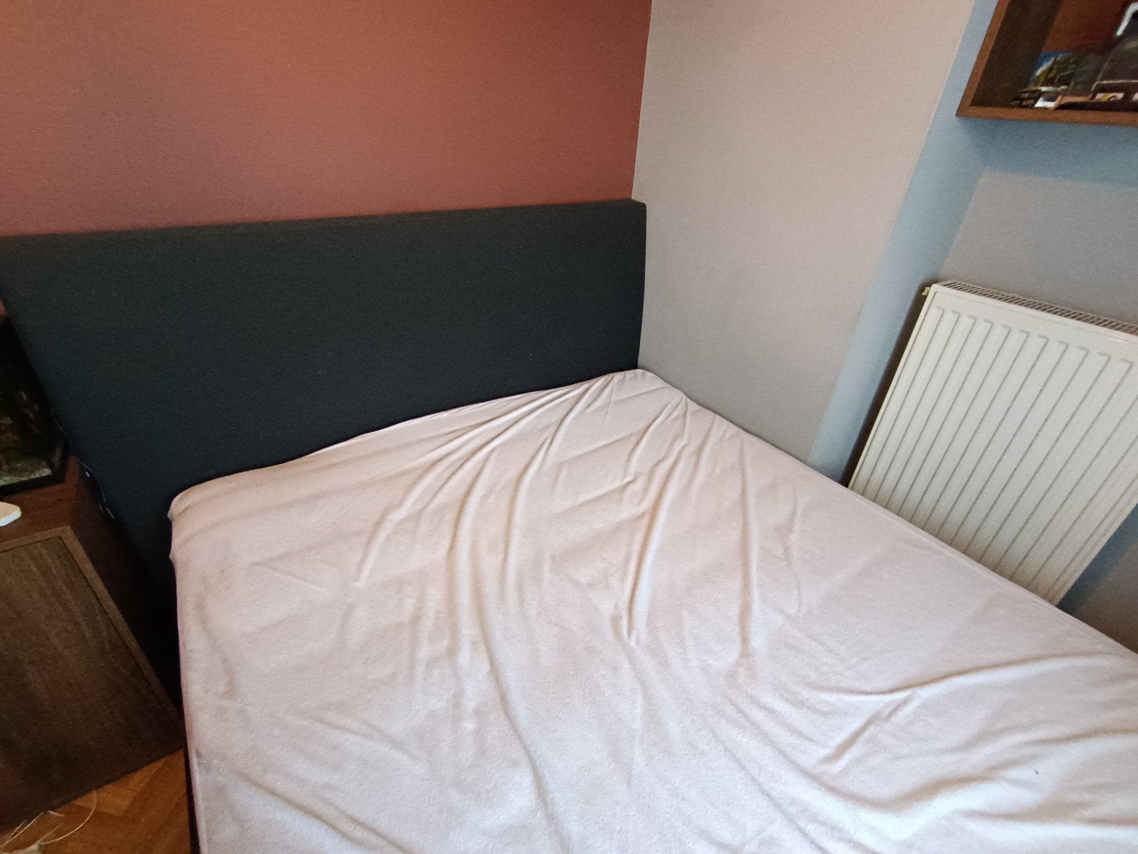 Boxspring 140cm Bed Kurbat van Beter Bed Anthraciet, Ophalen