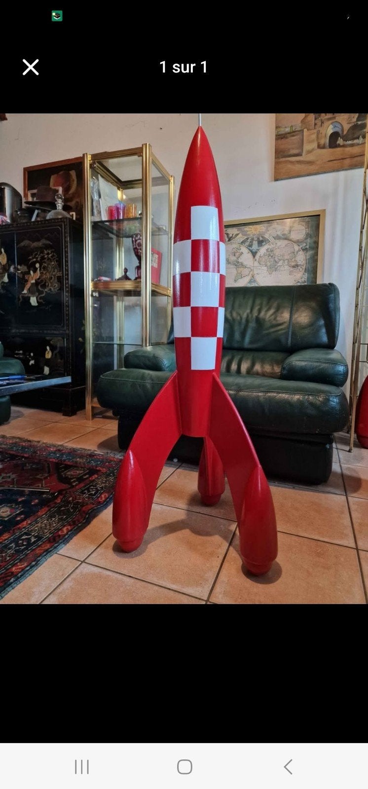 Fusèe Tintin Collection privè, Enlèvement ou Envoi, Tintin, Comme neuf, Statue ou Figurine