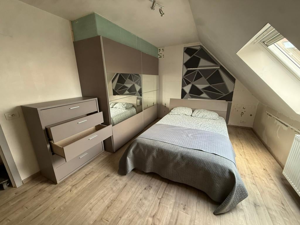 IKEA Slaapkamer - PAX + bed + dressoir + nachtkastjes, Maison & Meubles, Enlèvement, Utilisé, Queen size, Modern