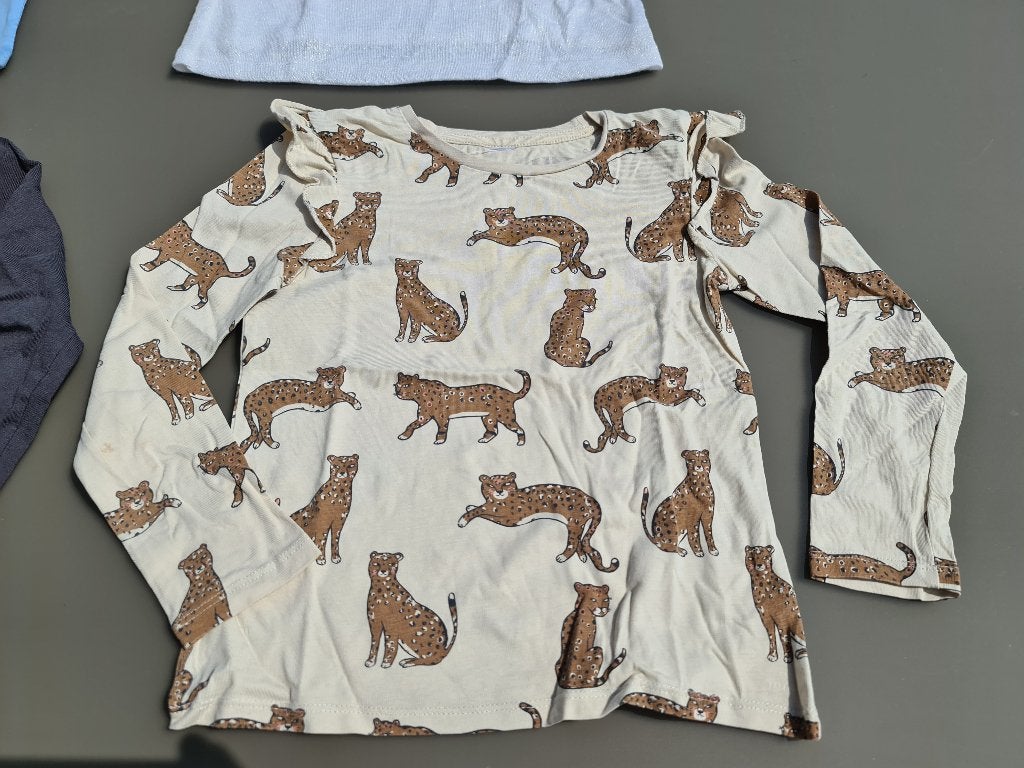 trui, pull, longsleef met luipaard, JBC, 128, Ophalen, Zo goed als nieuw