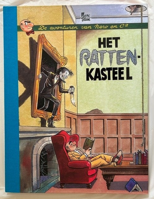 NERO RATTENKASTEEL MARC SLEEN AUTEURSEX OPLAGE 4 ex, Boeken, Marc Sleen, Eén stripboek, Ophalen of Verzenden, Zo goed als nieuw