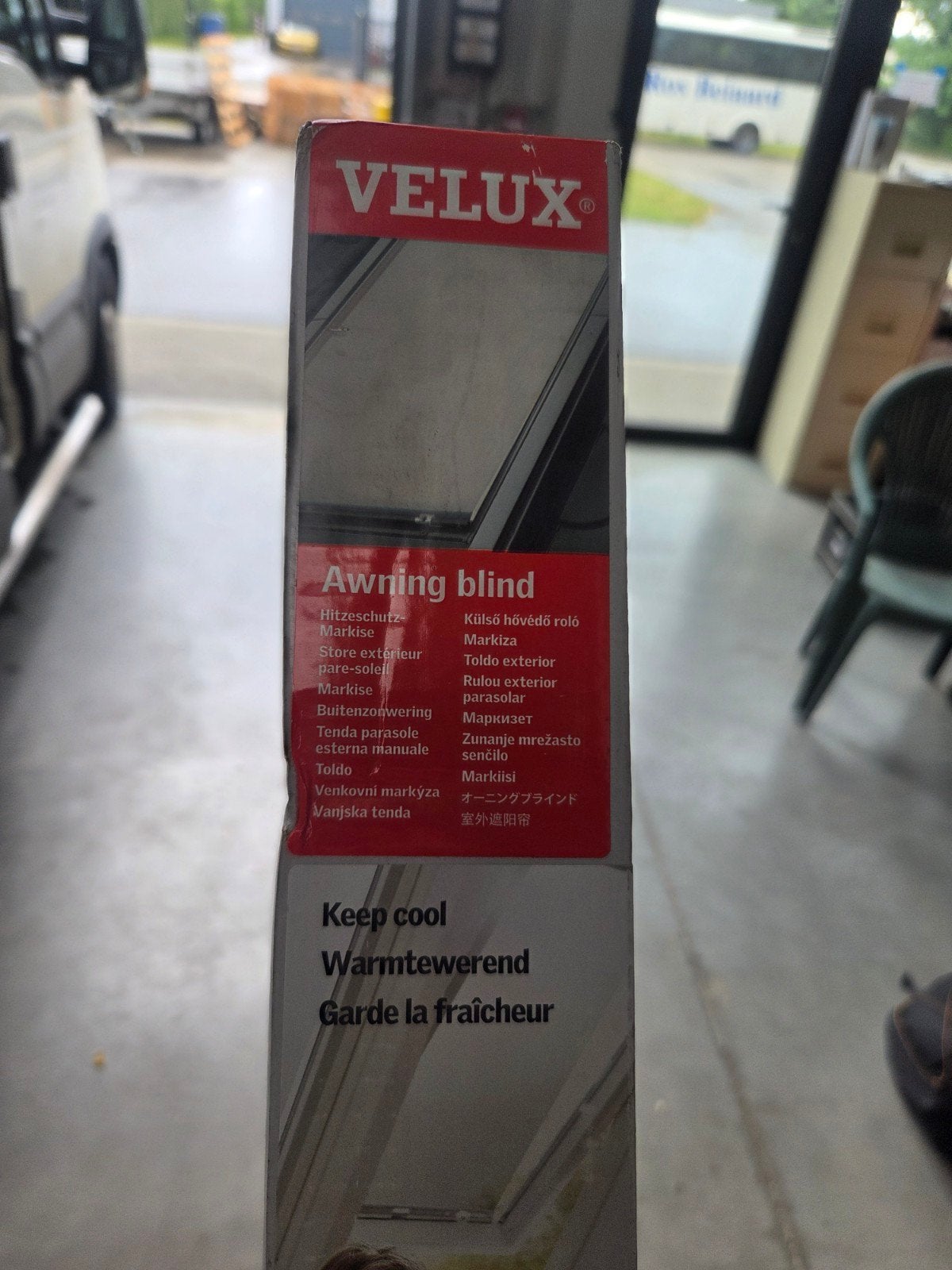 Velux buiten verduistering, Ophalen, Nieuw, Dakraam