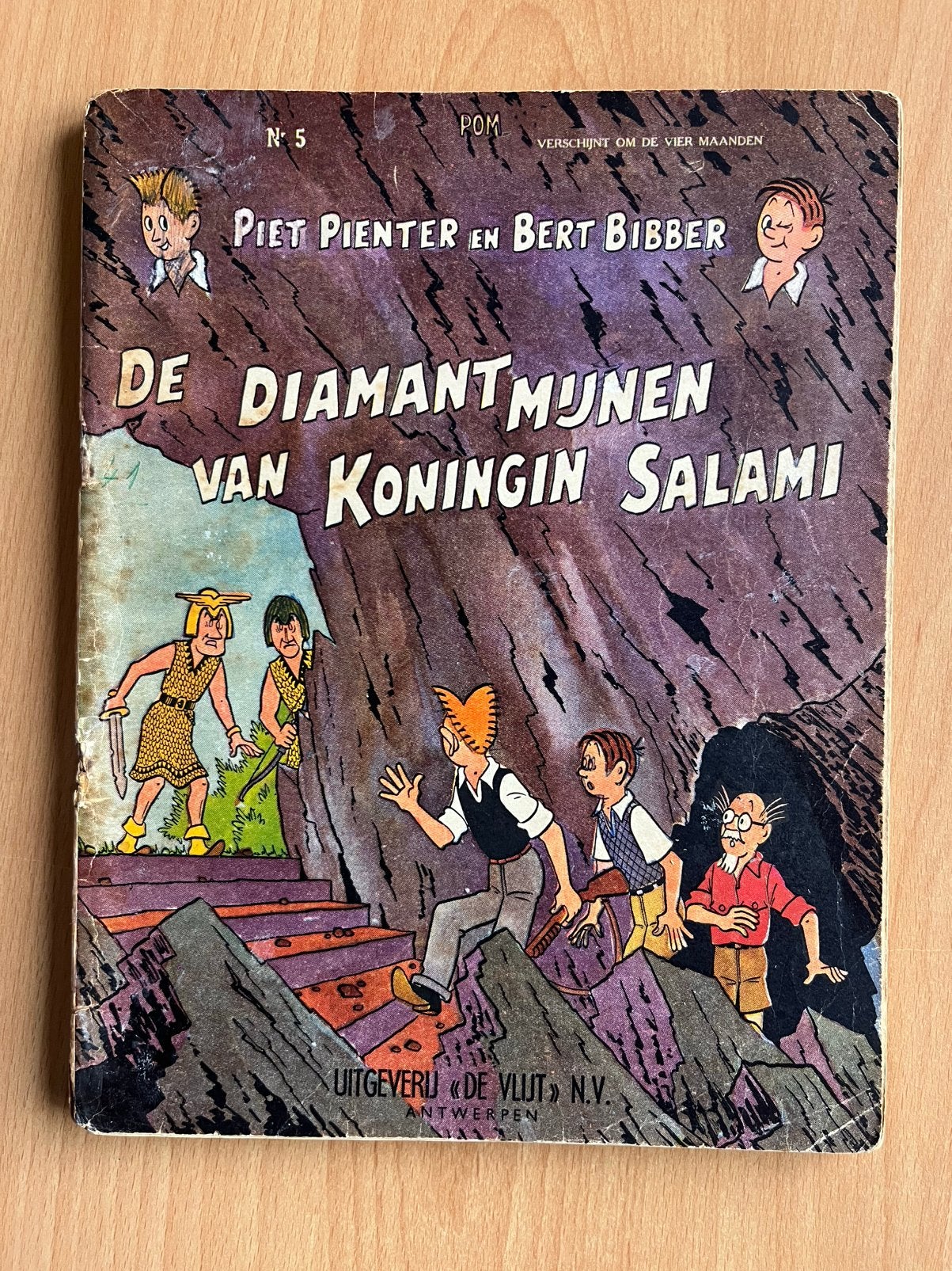 Piet Pienter en Bert Bibber:Diamantmijnen Koningin Salami, Une BD, Enlèvement ou Envoi, Utilisé