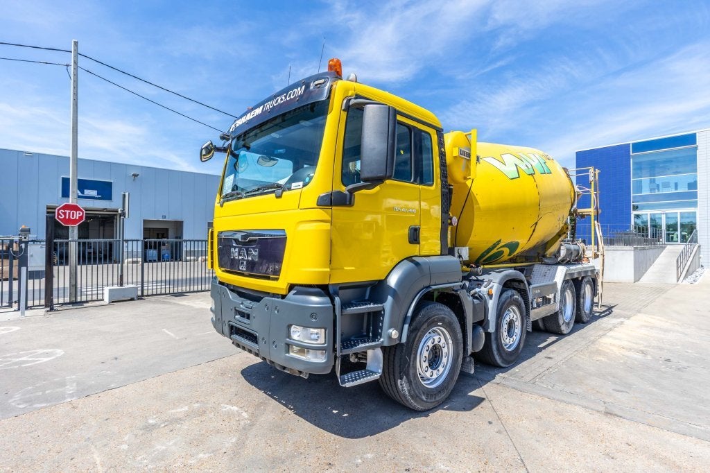 MAN TGS 41.400 BB + LIEBHERR 10m3, Euro 5, Achat, Entreprise, Jaune