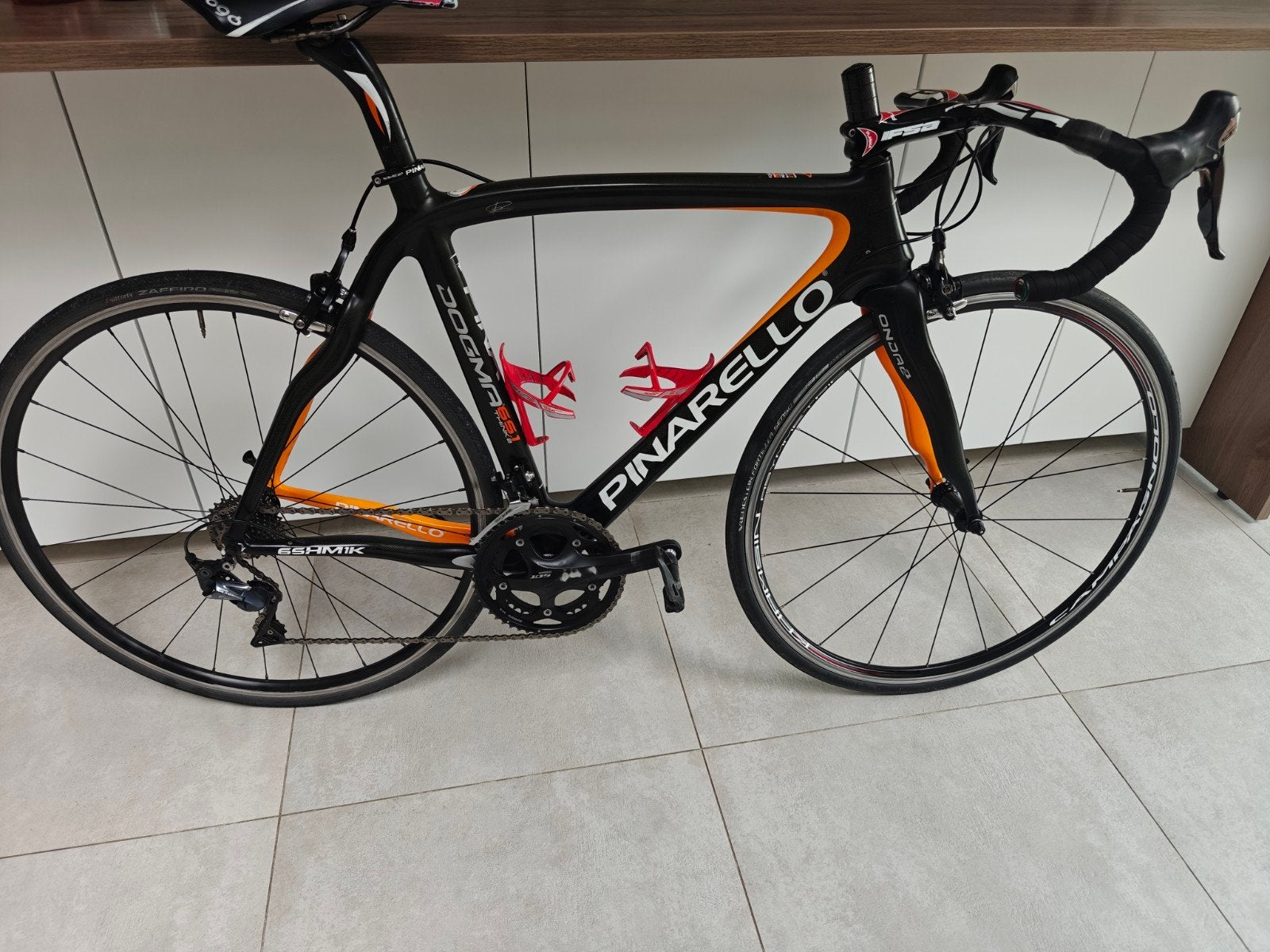 Full Carbon koersfiets maat 56 met shimano, Fietsen en Brommers, Ophalen, Carbon