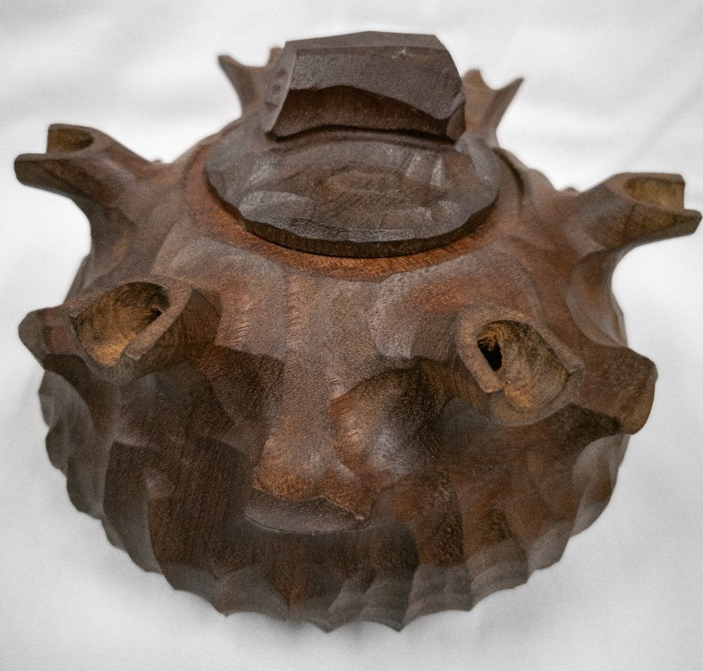 Grolle de l’amitié-Vallée d’Aoste(1982)-Bois sculpté 6 becs, Enlèvement ou Envoi