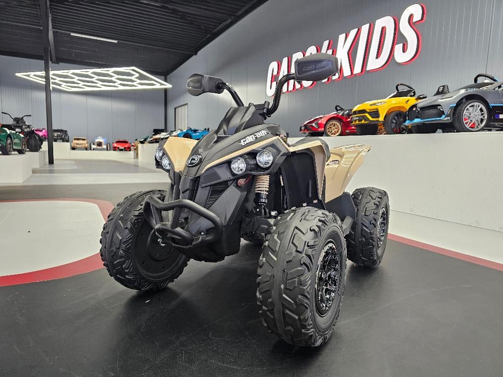 Kinder Quad Can Am - 24 volt - leren zit - rubberen banden, Enlèvement ou Envoi, Neuf