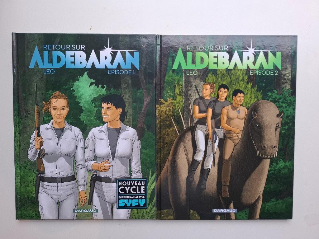 RETOUR SUR ALDEBARAN TOMES 1 ET 2 TBE LEO TOUS EO, Boeken, Complete serie of reeks, Ophalen of Verzenden, Zo goed als nieuw