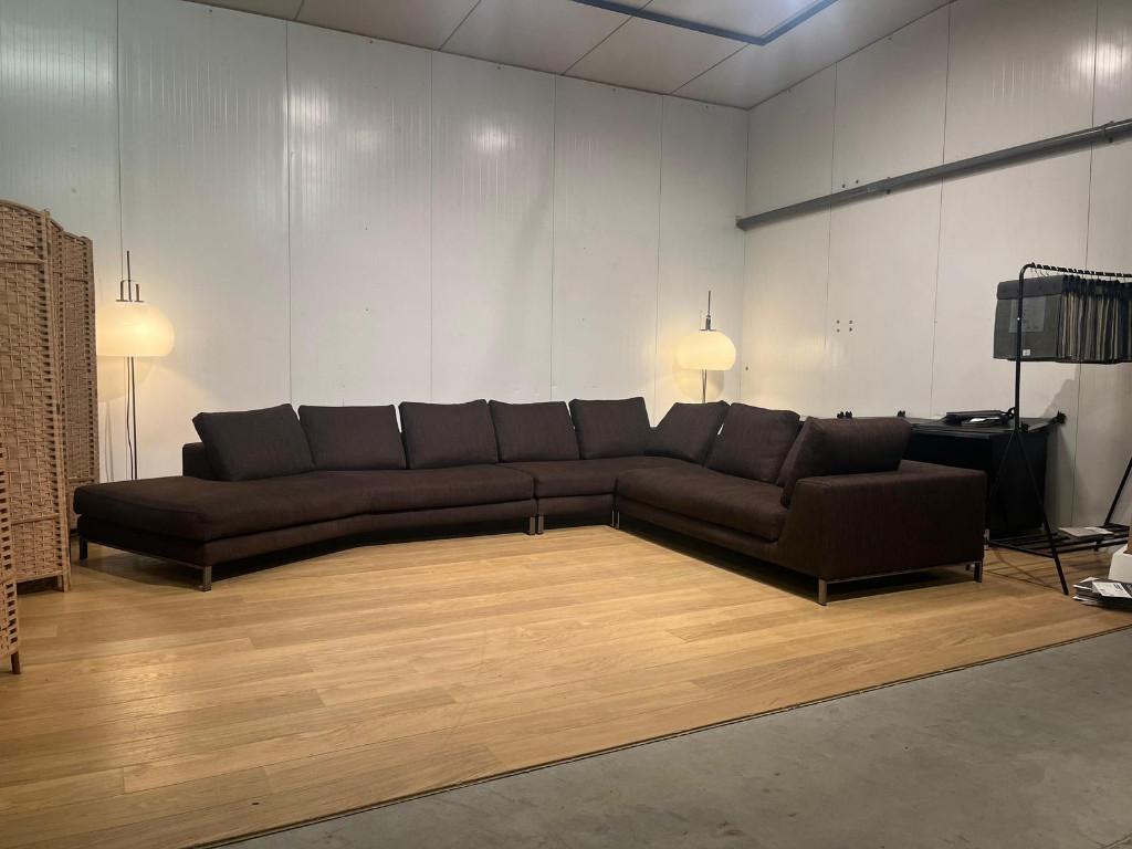 TBE Minotti Hamilton canapé d’angle + garantie – PN: 30.000€, 150 cm ou plus, Quatre personnes ou plus, Comme neuf, Tissus
