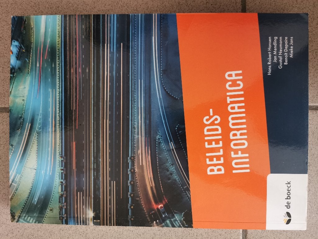Beleidsinformatica, Enlèvement