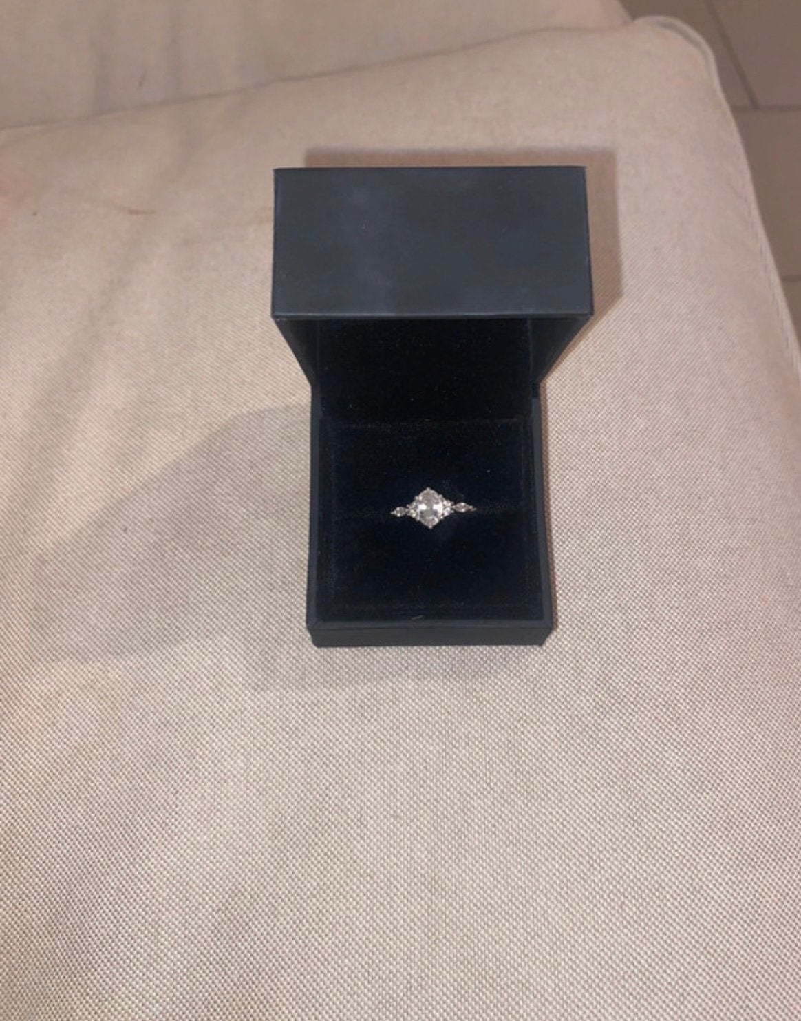bague de promesse, Enlèvement ou Envoi, Comme neuf, 17 à 18, Argent