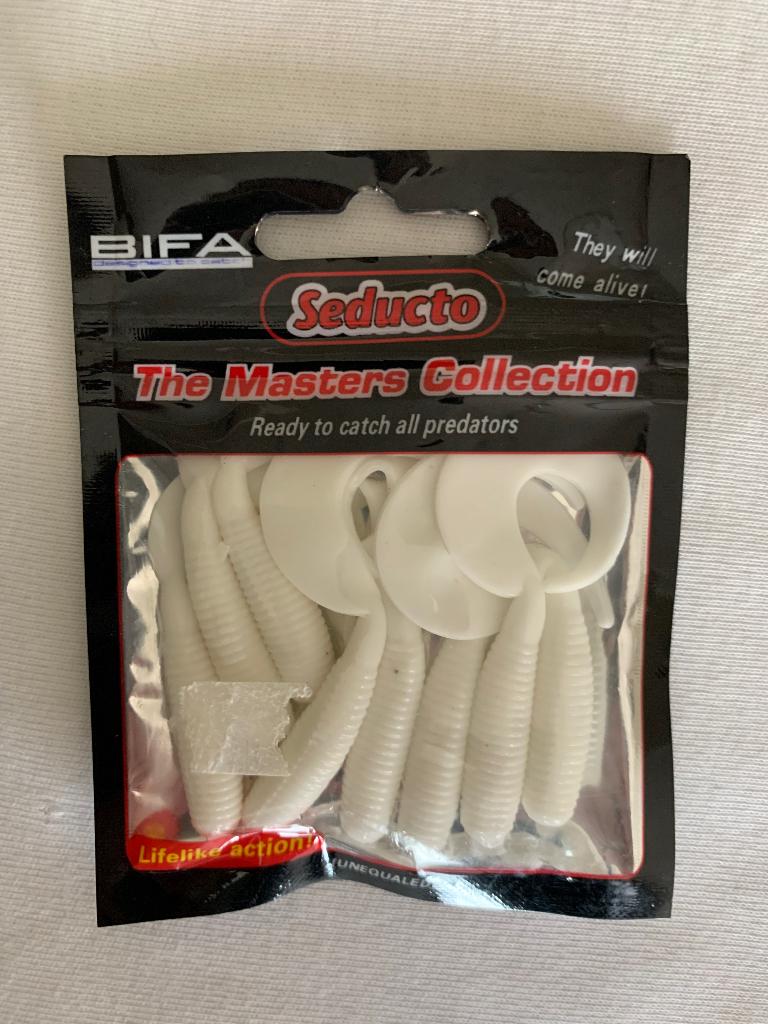 Bifa Seducto Swim Tail 5.5cm white kunstaas, Enlèvement ou Envoi, Neuf, Autres types