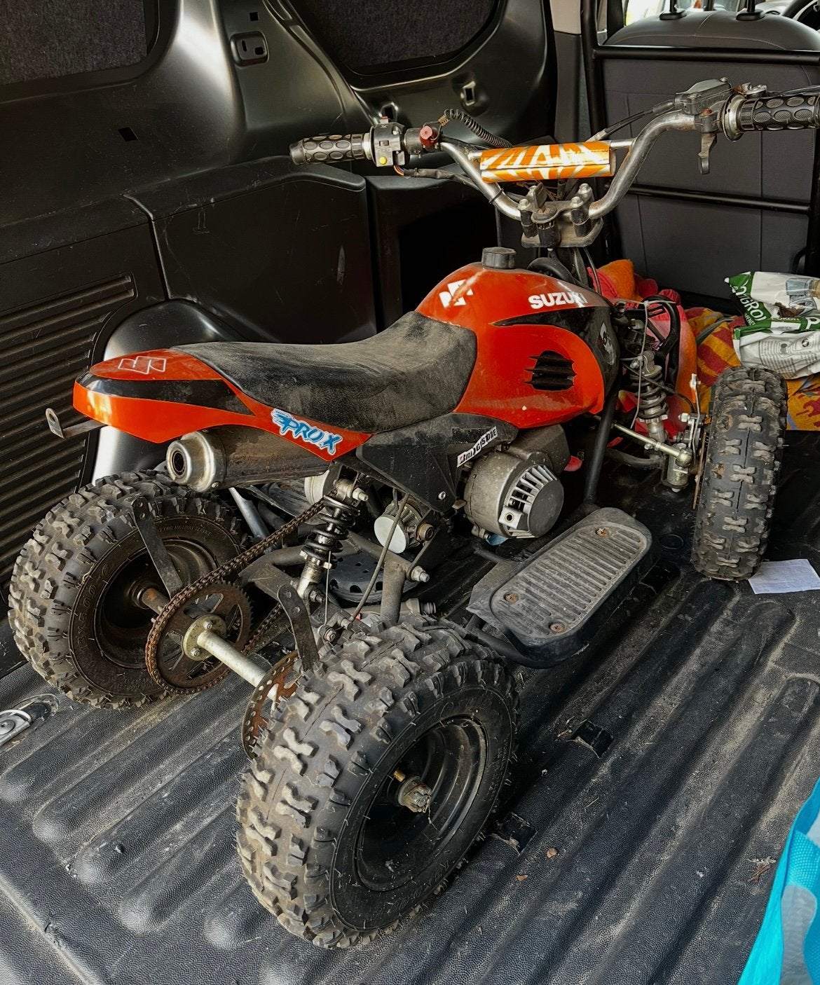 Kinderquad benzine 49cc, Enlèvement, Utilisé, Frein à disque, 49 cm³