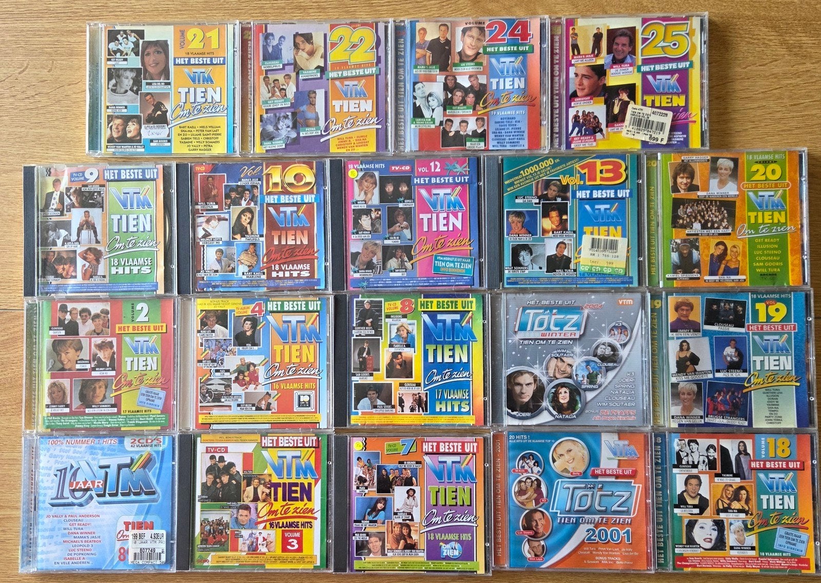 lot 10 om te zien cd's, Boeken, Ophalen of Verzenden