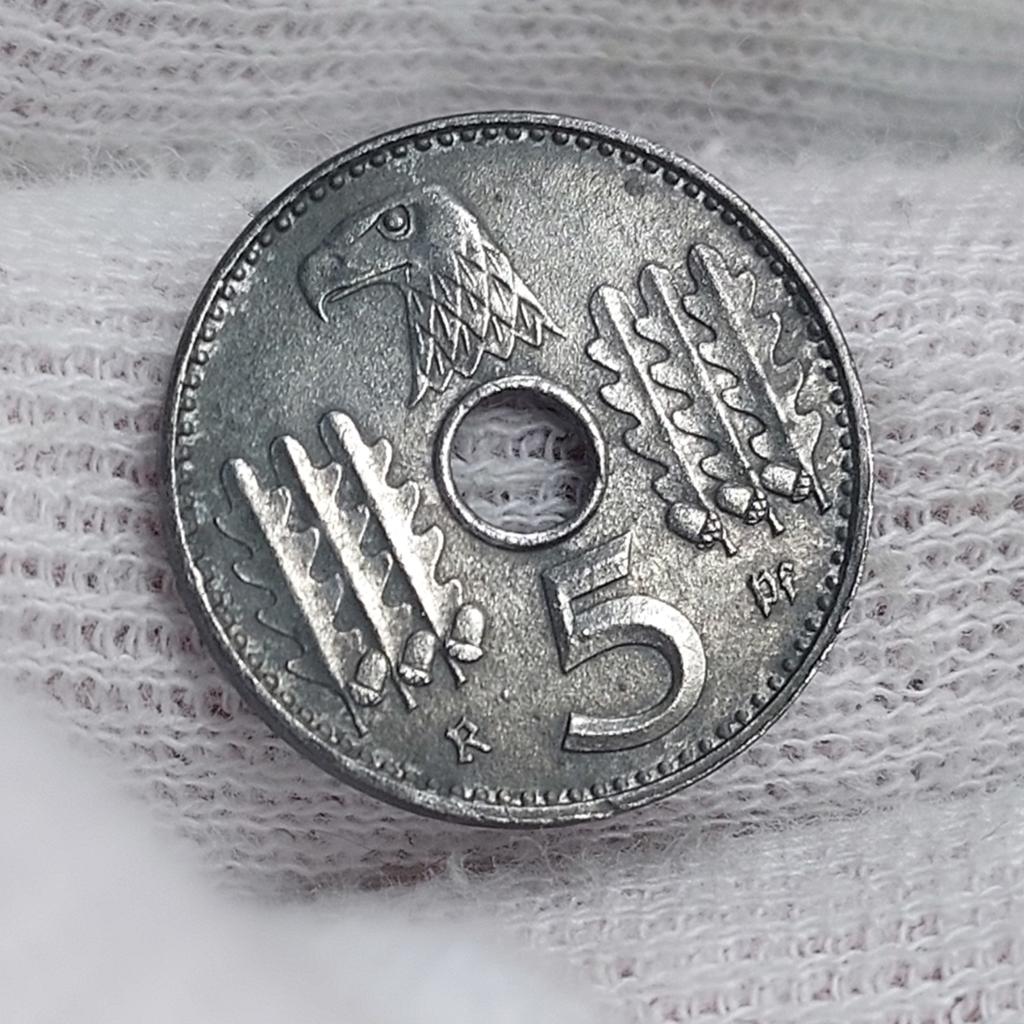 Piece de monnaie / Allemagne / 5 R.P /  Militaire / 1940 A, Enlèvement ou Envoi, Allemagne, Monnaie en vrac
