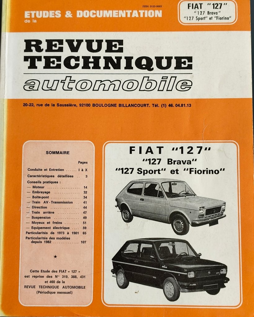 Revue Technique, Enlèvement