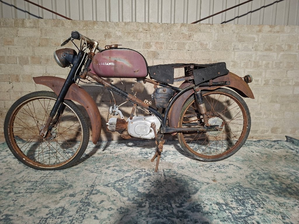 Paglianti italiaanse oldtimer brommer bromfiets 49cc project, Fietsen en Brommers, Ophalen, Gebruikt