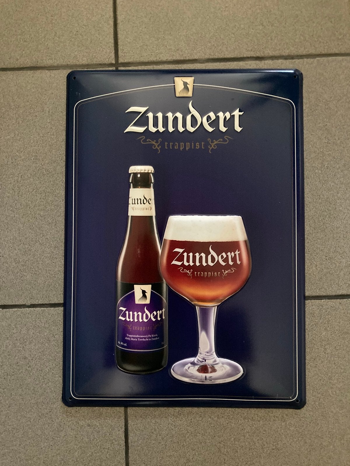 Zundert trappist origineel 30x40, Ophalen of Verzenden, Zo goed als nieuw