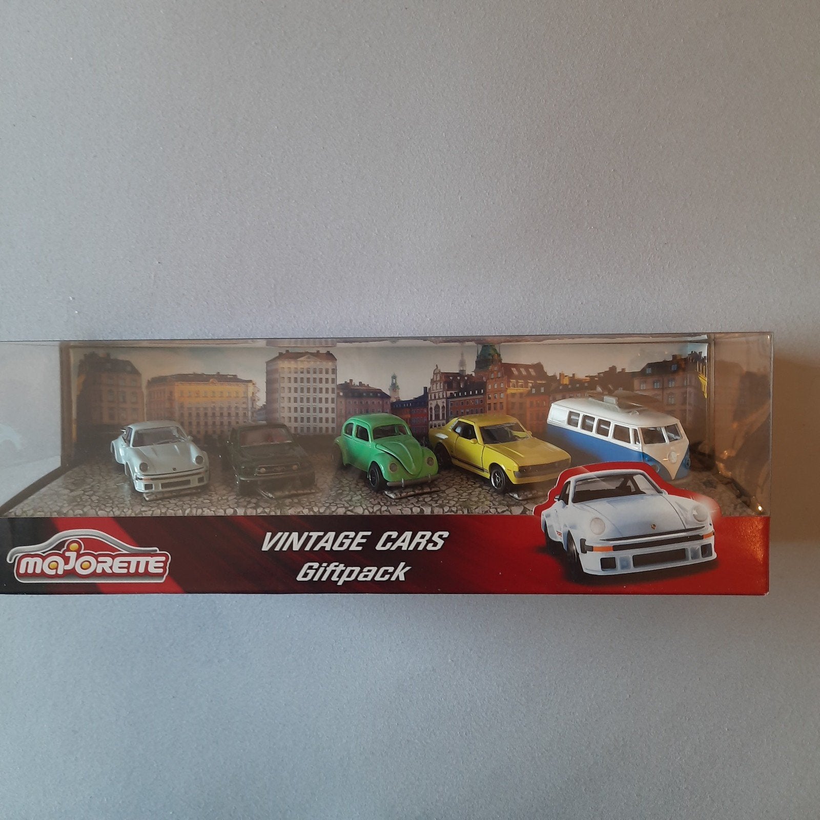 MAJORETTE VINTAGE 5-CARS GIFT PACK*ca.1:64*NIEUW*MINT IN BOX, Ophalen, Nieuw, Auto, Majorette