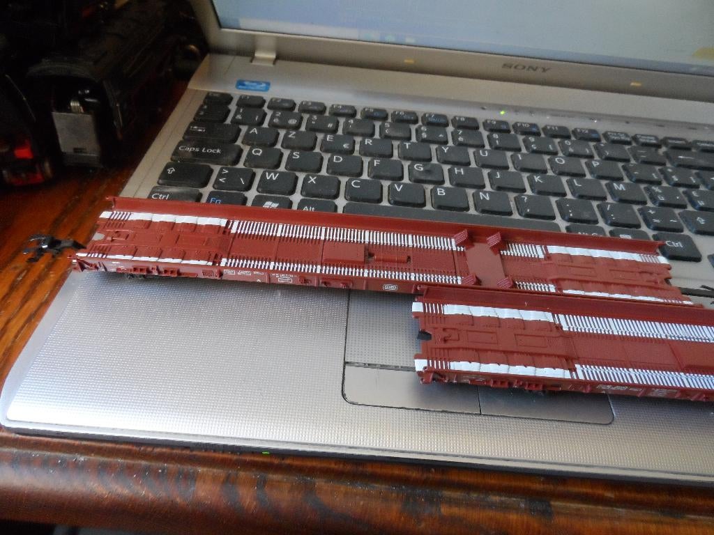 MARKLIN HO - 4741 - Double wagon surbaissé ( En métal), Analogique, Enlèvement ou Envoi, Wagon, Comme neuf