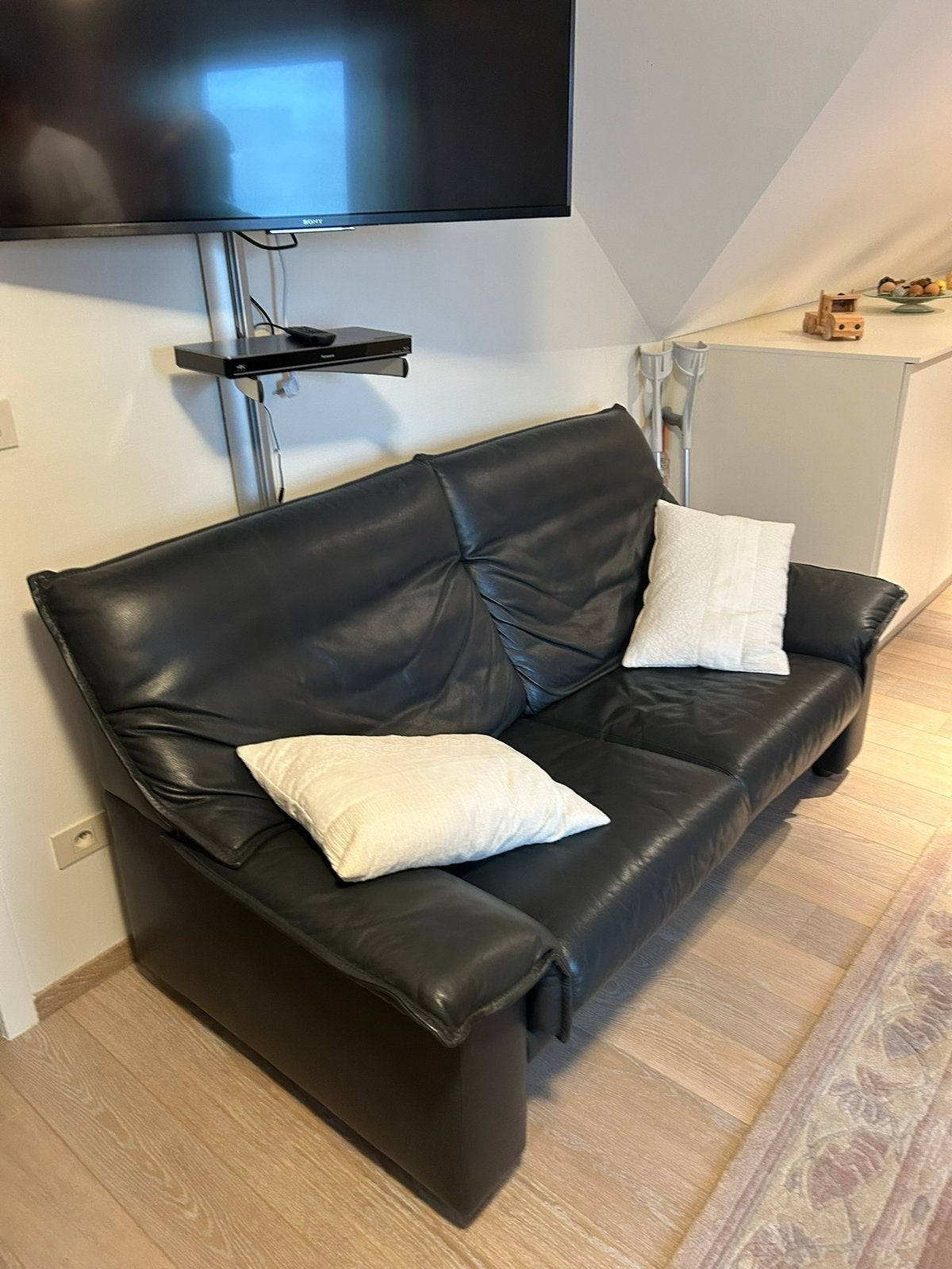 durlet leren zetels in sublieme staat, Huis en Inrichting, Ophalen, 100 tot 125 cm, Tweepersoons, Leer