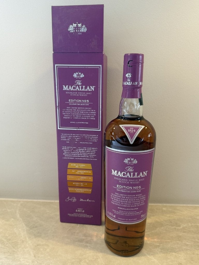 Macallan Edition No 5 Limited Edition 70cl 48,5% ongeopend, Overige gebieden, Overige typen, Nieuw, Ophalen of Verzenden