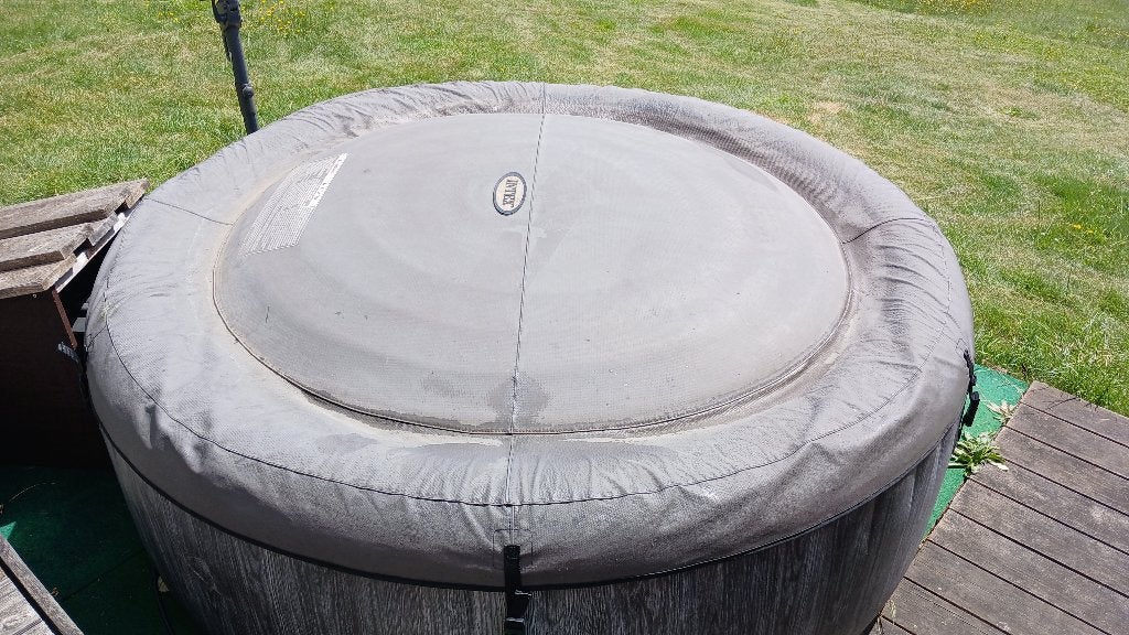 couvercle gonflable jacuzzi, Ophalen, Gebruikt