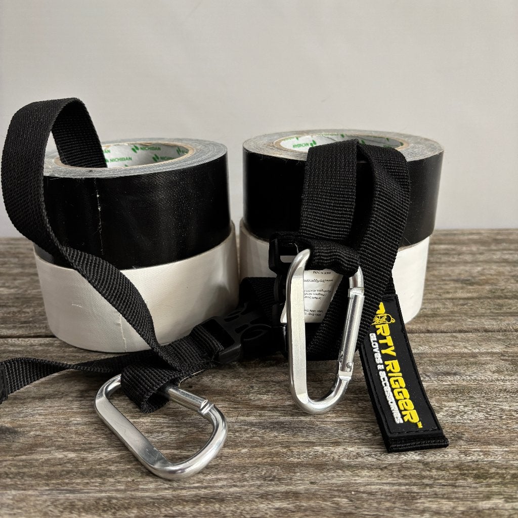 2 X Gaffa tape holder + tape zwart & wit, Musique & Instruments, Enlèvement, Comme neuf, Autres instruments