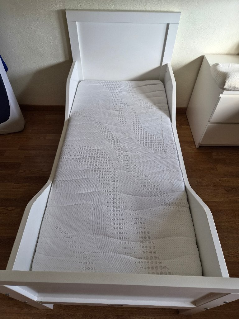 Bopita peuterbed + matras, Kinderen en Baby's, Gebruikt, 70 tot 85 cm, 140 tot 160 cm, Ophalen