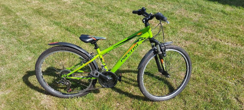 MTB 24 inch groen 18v, Fietsen en Brommers, Ophalen, 24 inch, Velgrem, Versnellingen
