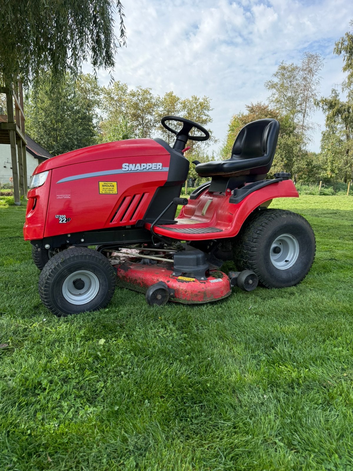 Snapper LT200 46inch, Enlèvement, Utilisé, Démarrage électrique, 90 à 120 cm