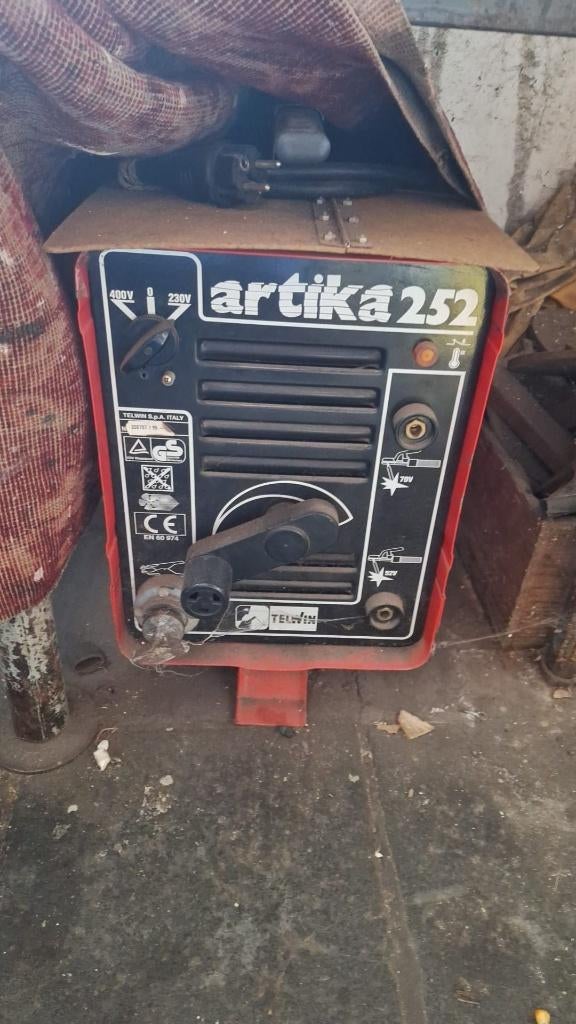 elektrode laspost, Ophalen, Gebruikt