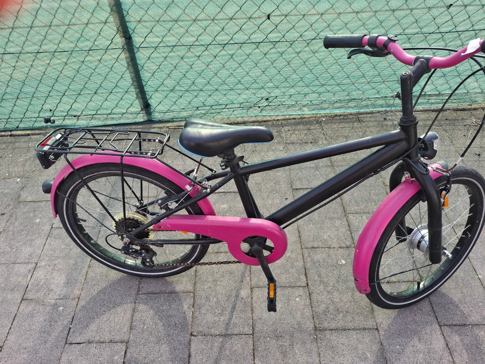 kinderfiets, Ophalen