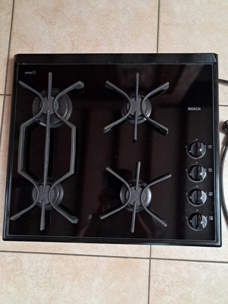 Bosch vitrokeramische butaan-/propaangaskookplaat, Elektronische apparatuur, Kookplaten, Ophalen, Gas