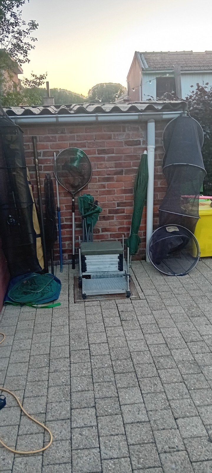 Volledige lot visgerief, Ophalen