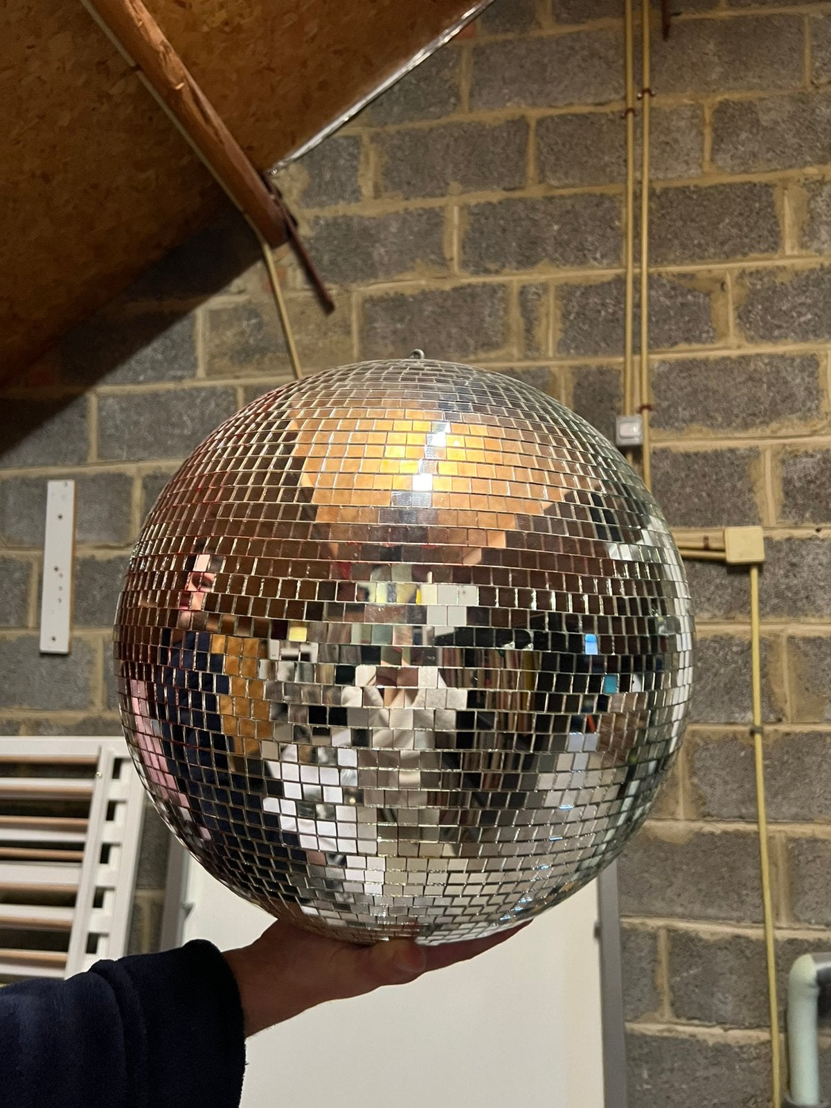 Discobol met echt glas, Ophalen, Zo goed als nieuw, Discobol