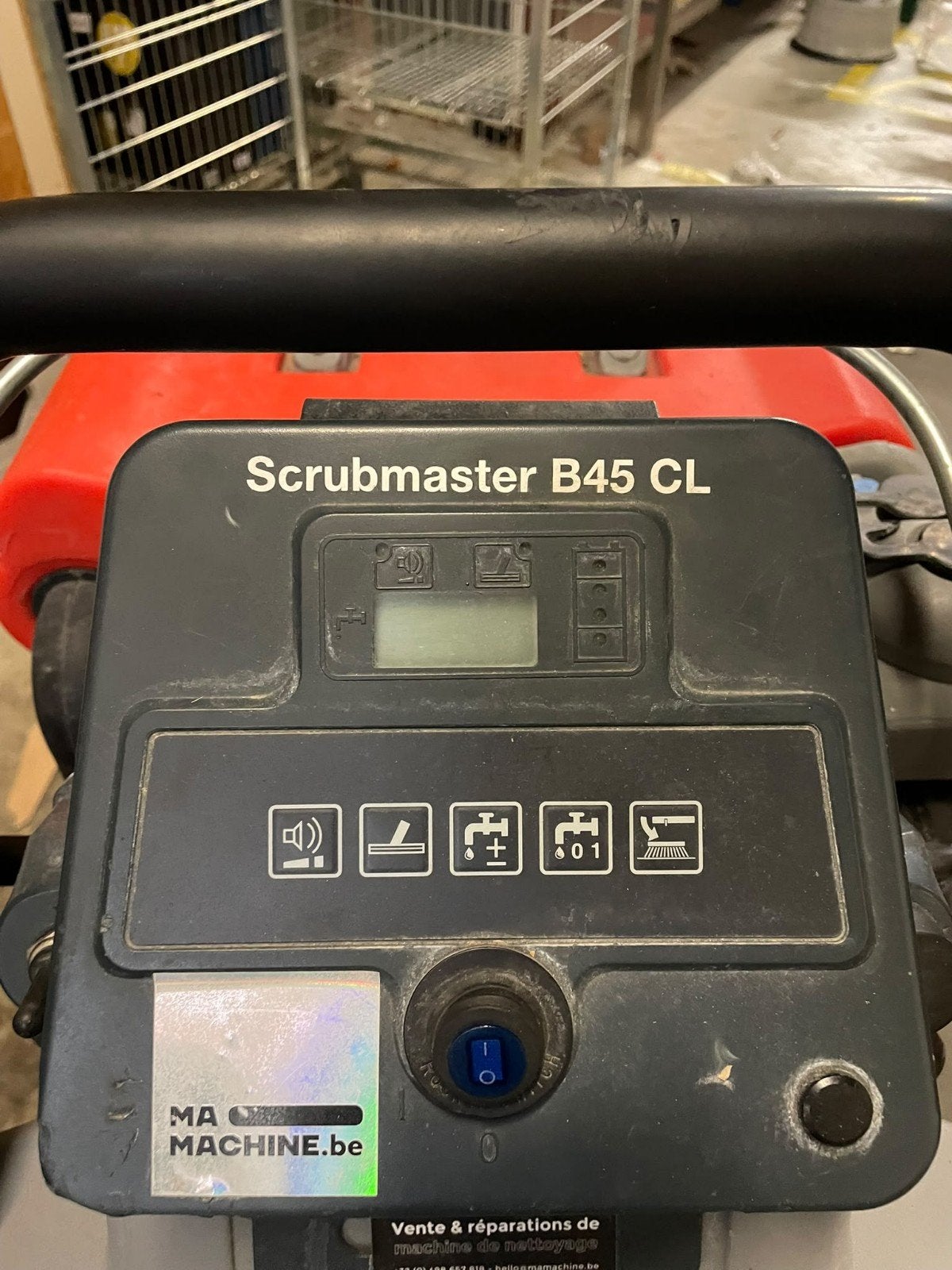 Laveuse Scrubmaster B45 CL, Enlèvement