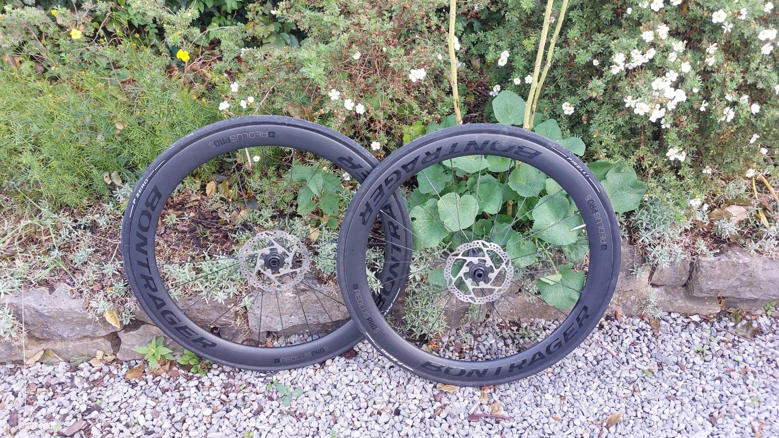 Roues carbones Aeolus pro 5 - pneus, Gebruikt, Bontrager, Racefiets, Carbon