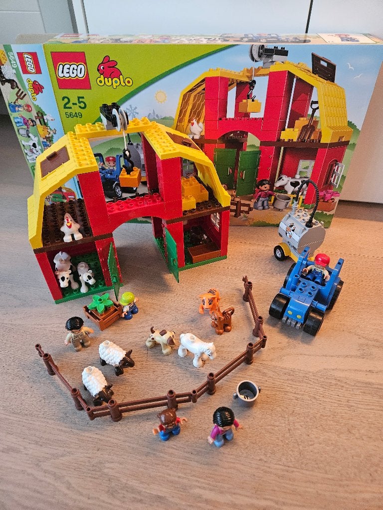 Set Lego duplo ferme 5649, Overige thema's, Ensemble complet, Enlèvement, Utilisé