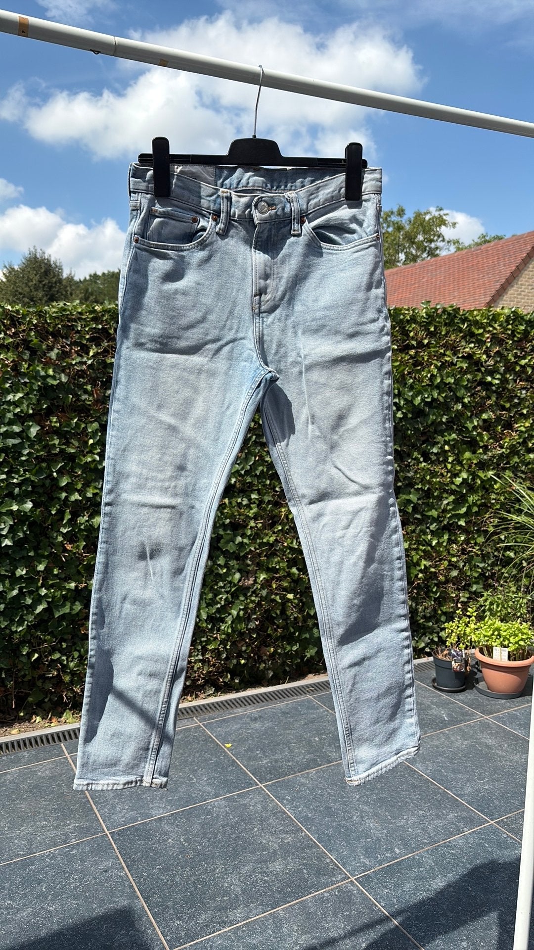 Slim jeans, Kleding | Heren, Spijkerbroeken en Jeans, Ophalen, Zo goed als nieuw, Blauw