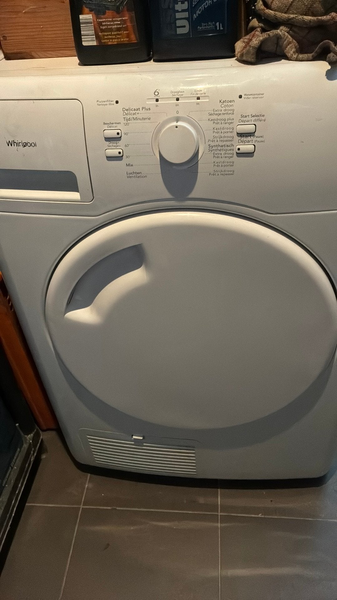 Seche linge 6 sens whirlpool blanc de 7kl, Electroménager, Sèche-linge, Enlèvement, Comme neuf