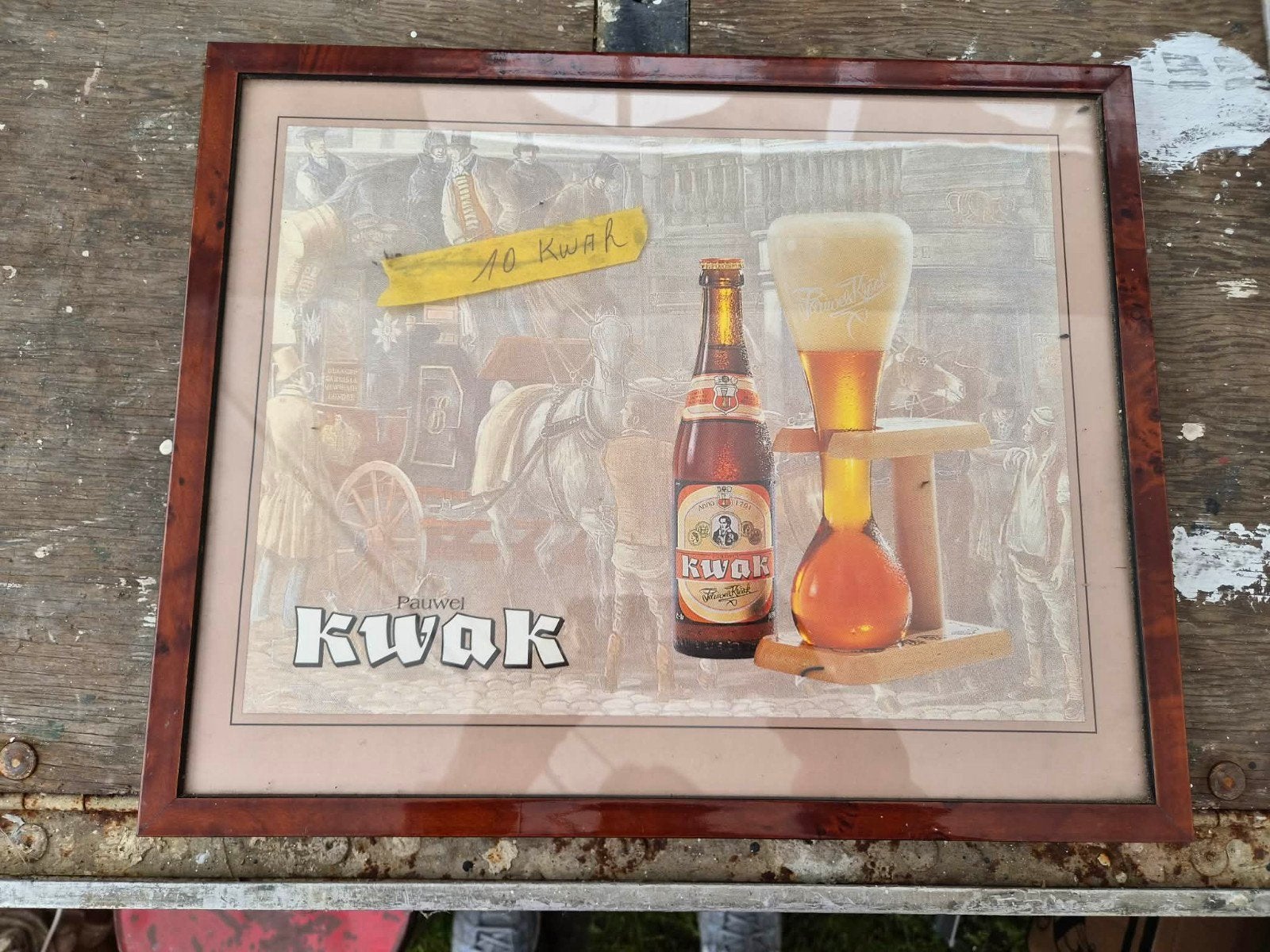 Kwak reclamebord, Antiquités & Art, Art | Autres Art, Enlèvement