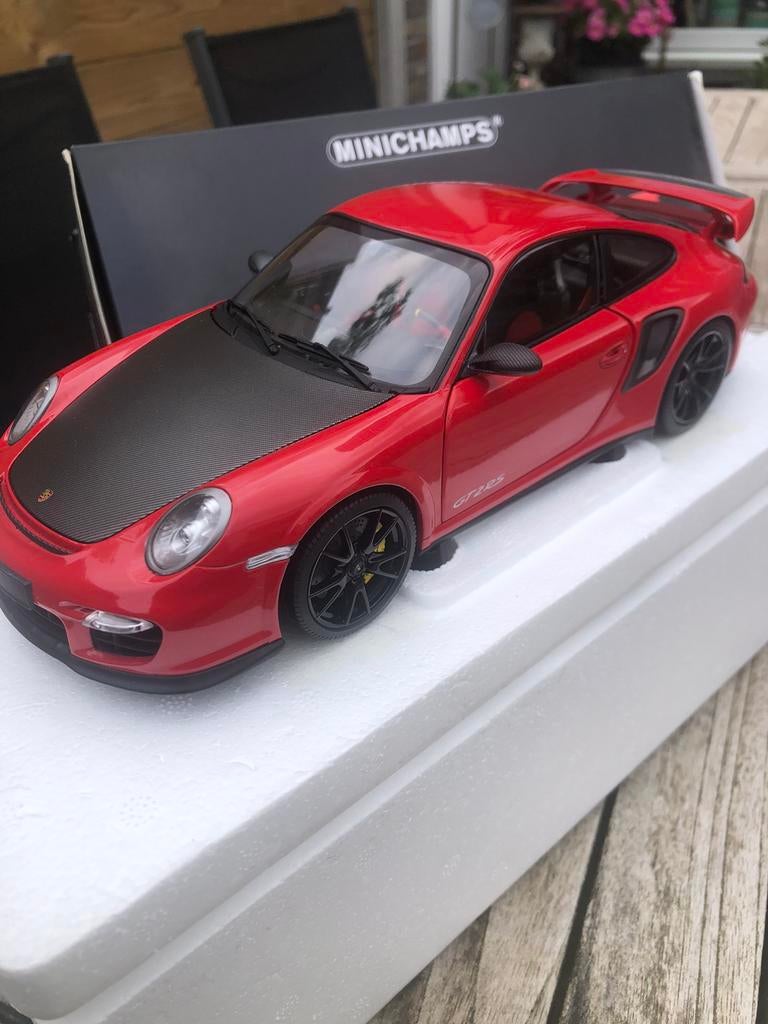 Porsche 997 GT2 RS, Ophalen, Zo goed als nieuw, MiniChamps
