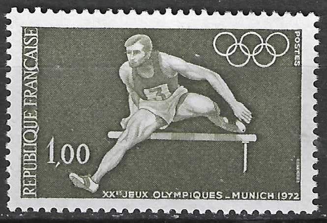 France 1972 - Yvert 1722 - Jeux olympiques d'été (PF), Envoi, Non oblitéré